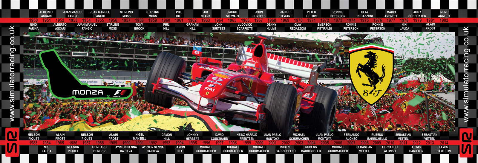 F1 Italian Grand Prix 20' Banner