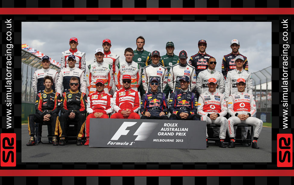 F1 2013 Drivers 10' Banner